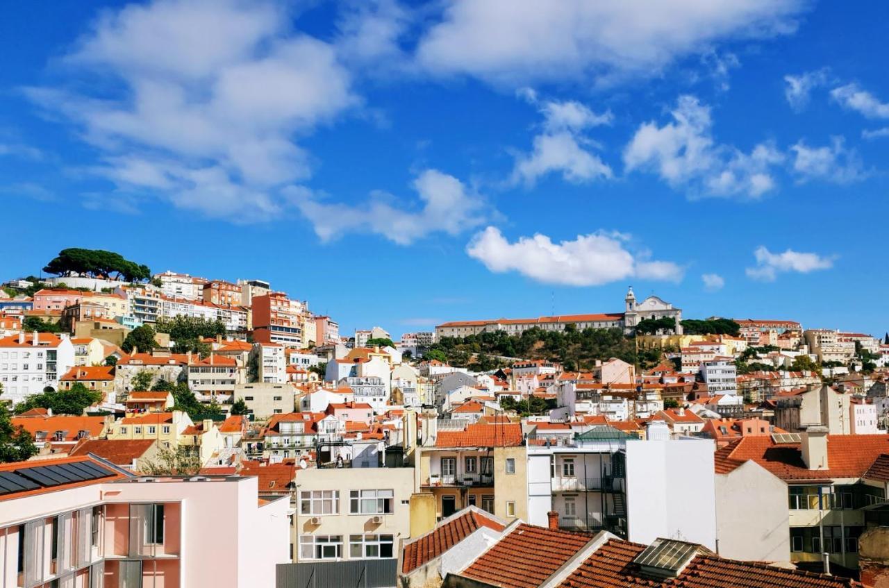 Amazing Downtown Apt With Small Balcony With View Over The Castle Lissabon Exterior foto