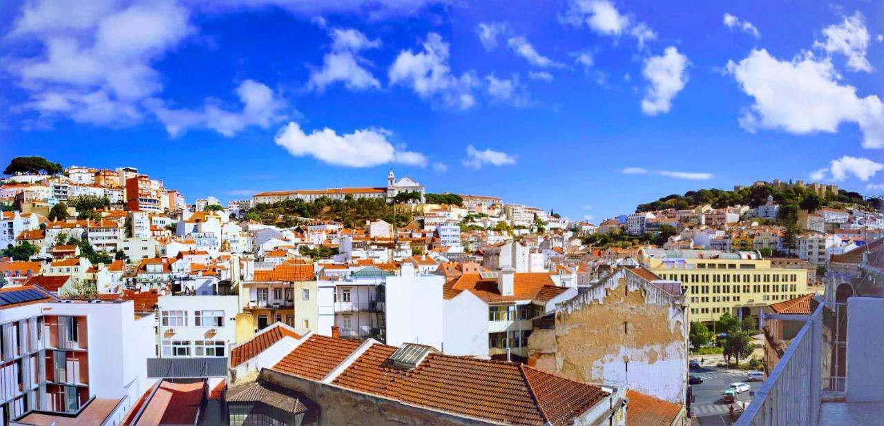 Amazing Downtown Apt With Small Balcony With View Over The Castle Lissabon Exterior foto