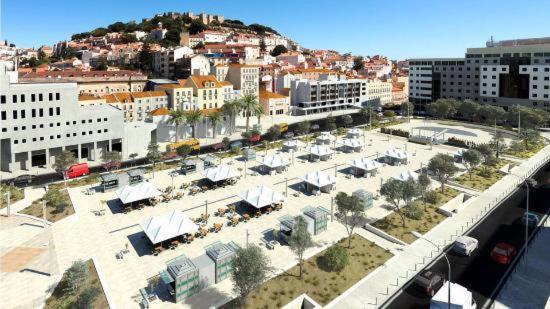 Amazing Downtown Apt With Small Balcony With View Over The Castle Lissabon Exterior foto